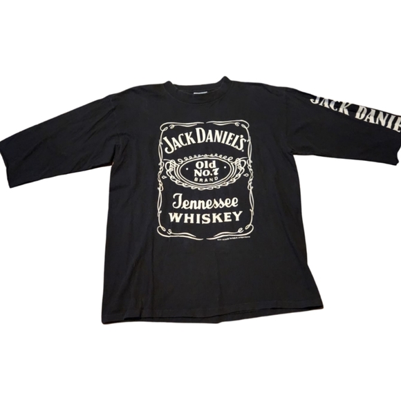 Jack Daniels Old No.7 Tennessee Whiskey Official Licensed T-Shirt Black Mens (L) - Picture 1 of 7